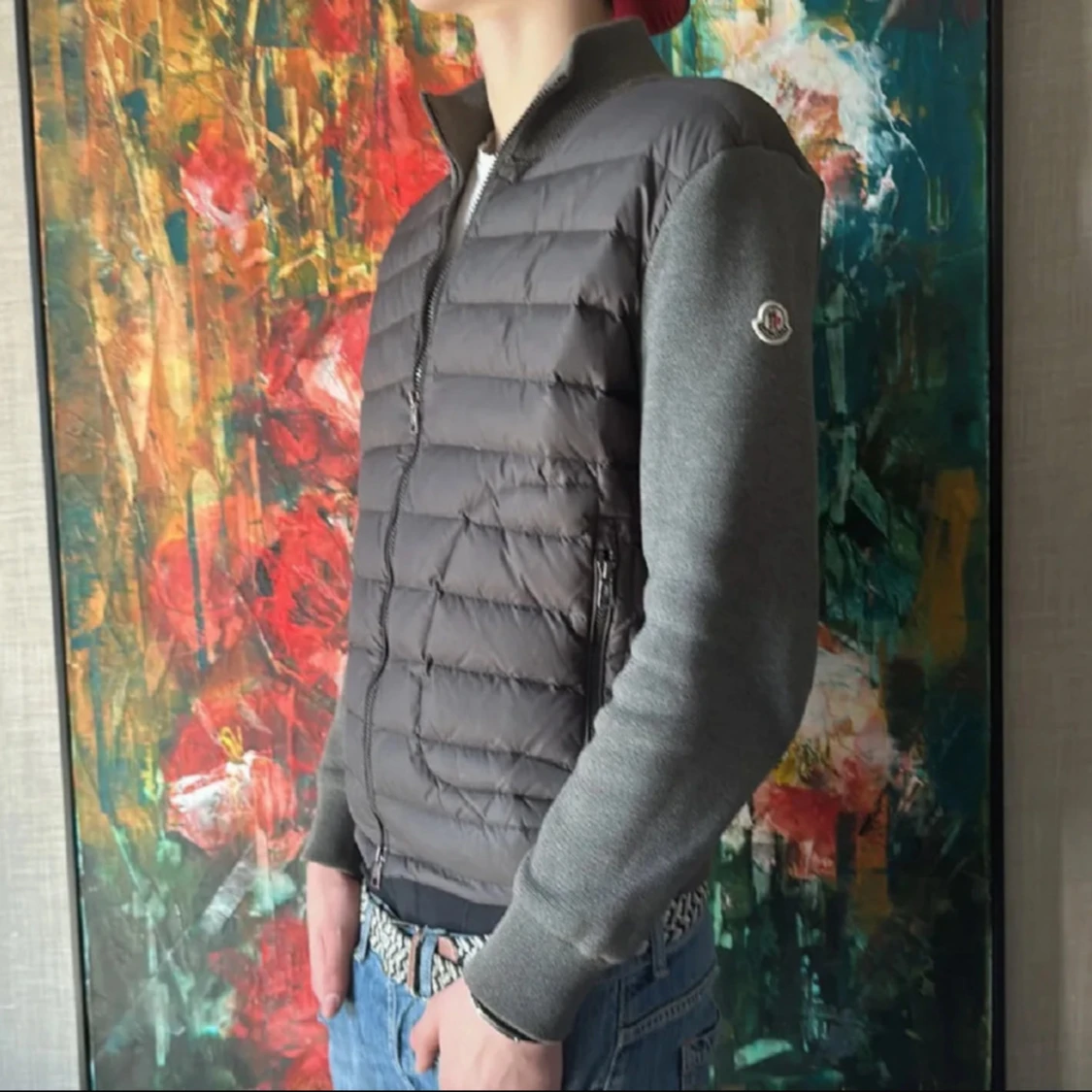 Grå Moncler Cardigan  - 2