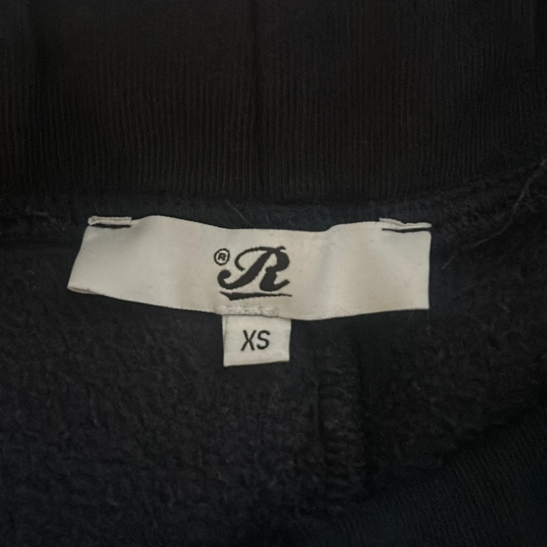 Marinblåa mjukisbyxor med snörning XS - 2