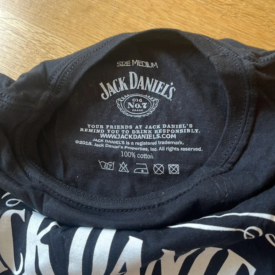 Jack Daniel's svart t-shirt, medium - 1