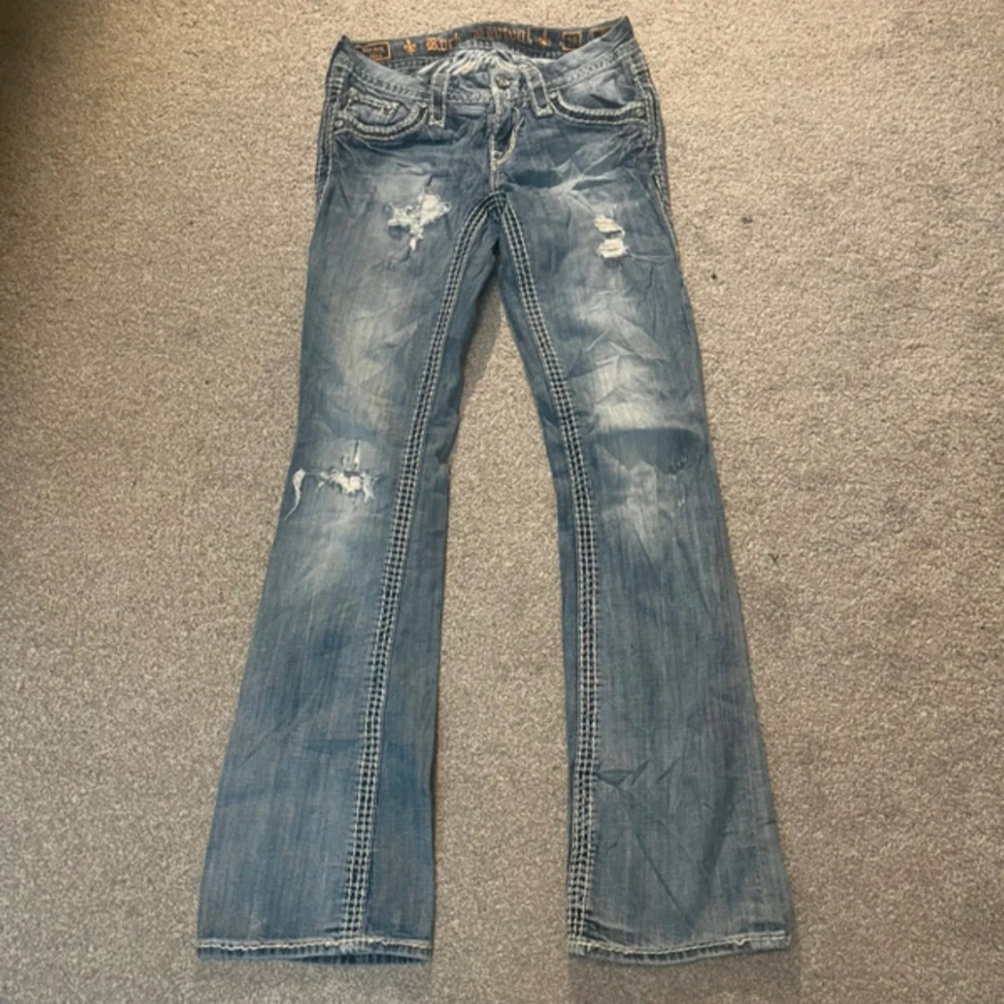 Rock Revival blå bootcut jeans - 2