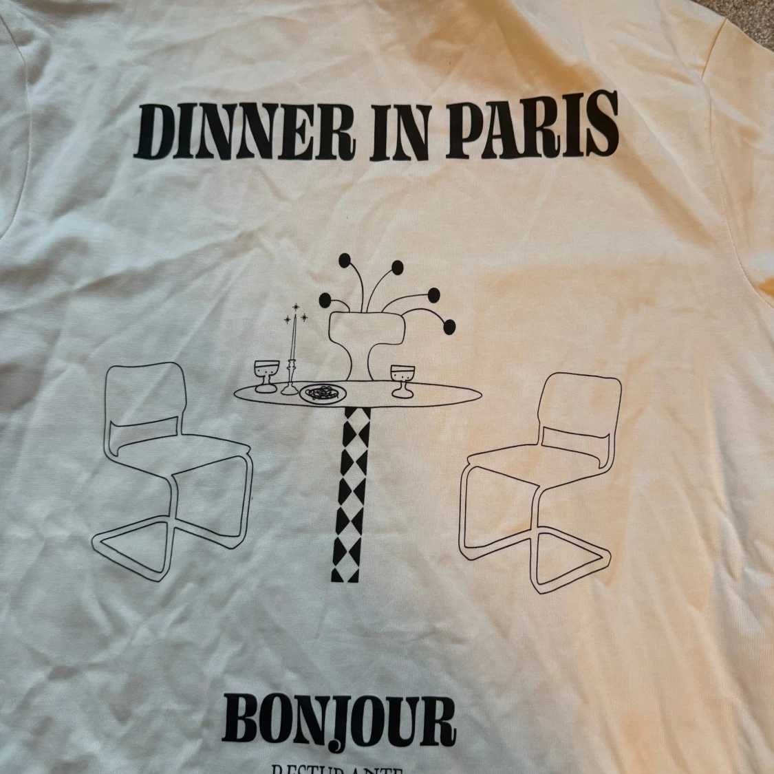 Oversized t-shirt med Paris-tryck Gina Tricot - 2