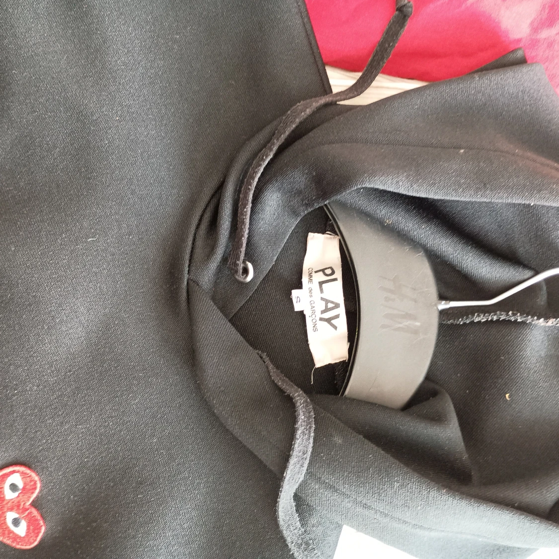 Svart hoodie Comme des Garçons Play - 1