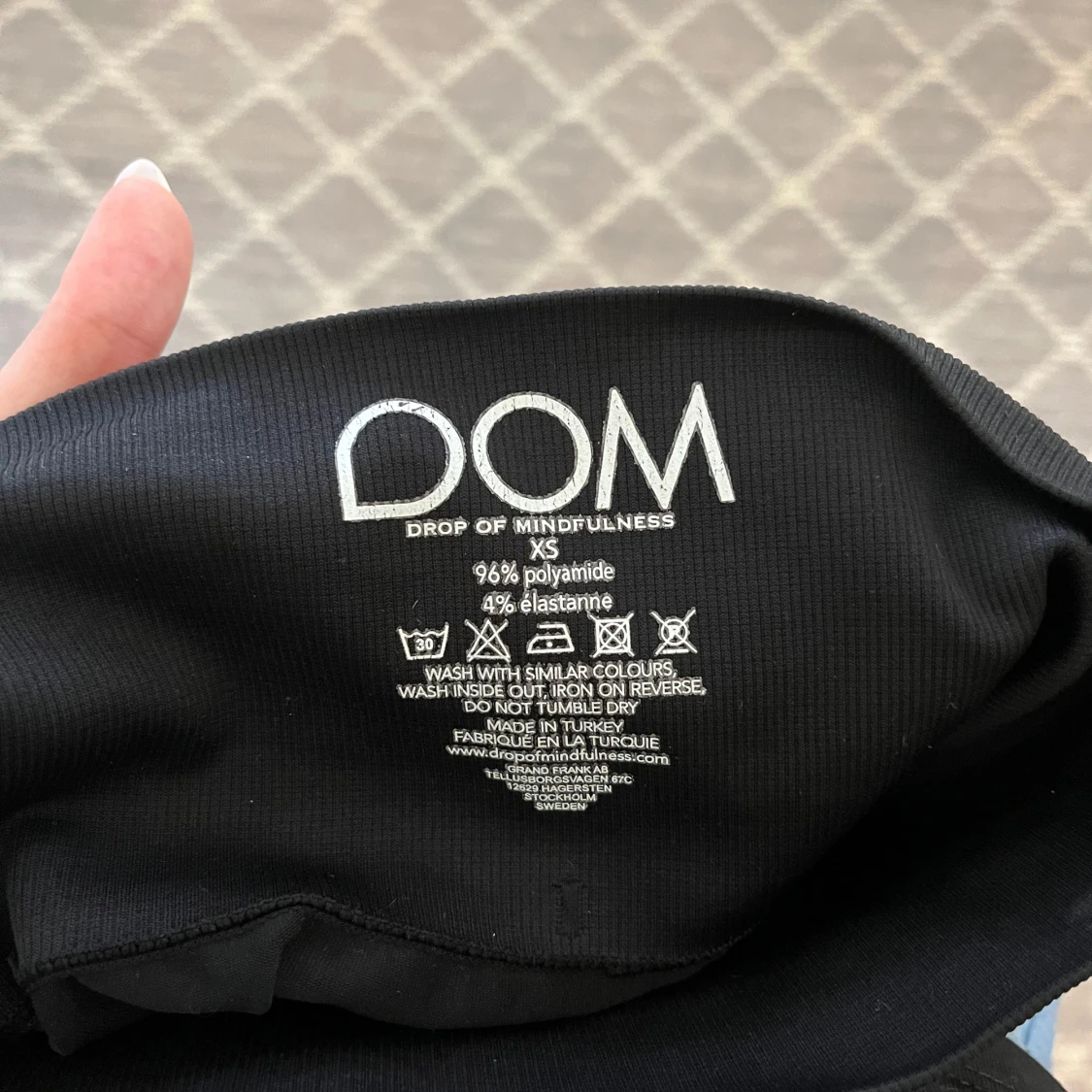 Svarta tränings tights från drop of mindfuelness - 2