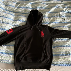 Ralph lauran hoodie - Mycket bra skick, ej använd mycket, sitter hyffsat tajt så om man gillar en mer slim look är detta perfekt!