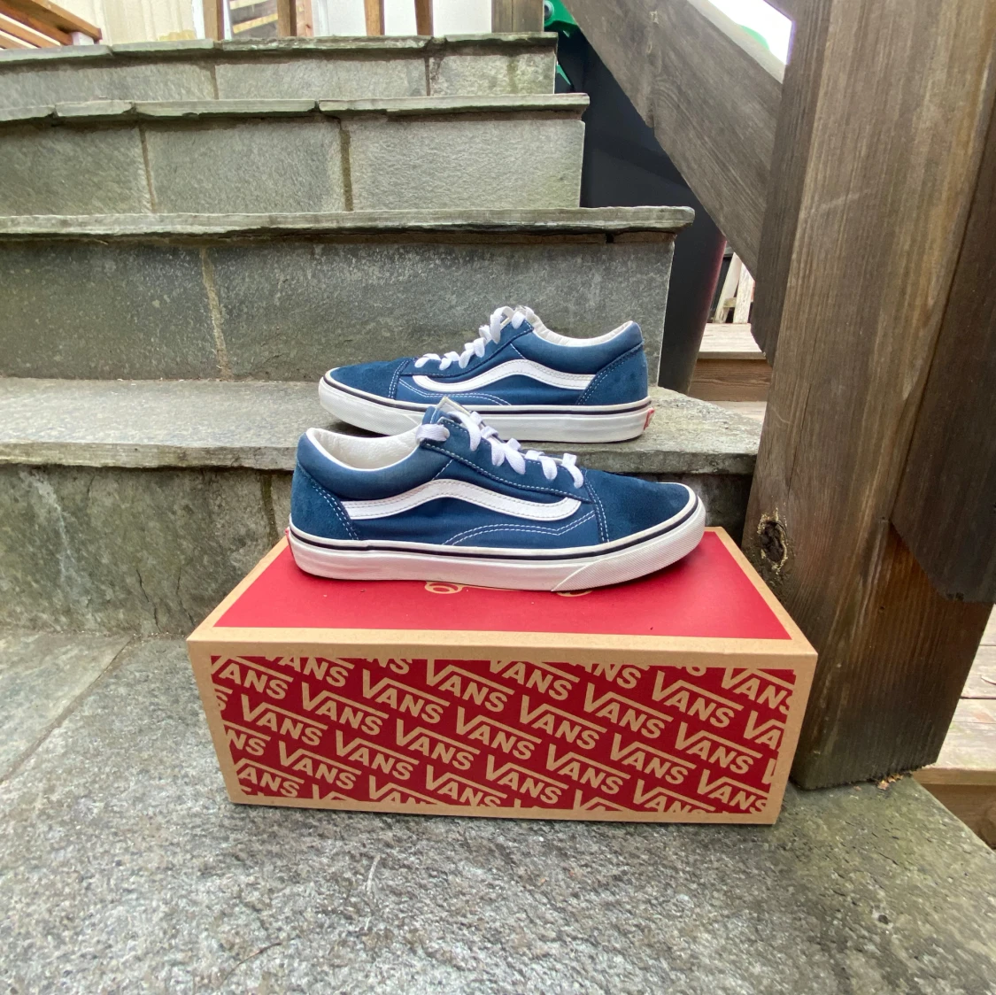 Blå sneakers från Vans - 3