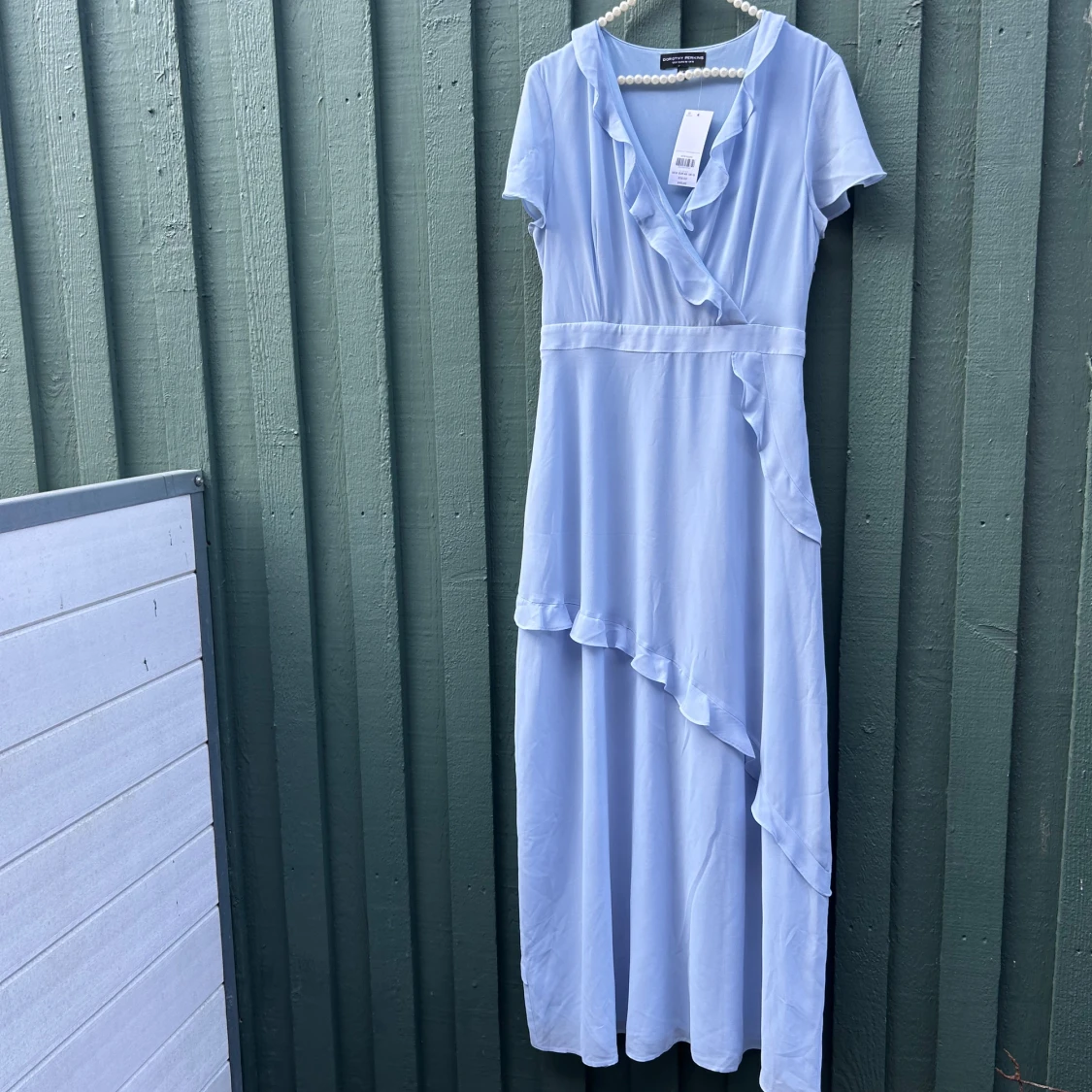 Ljusblå klänning