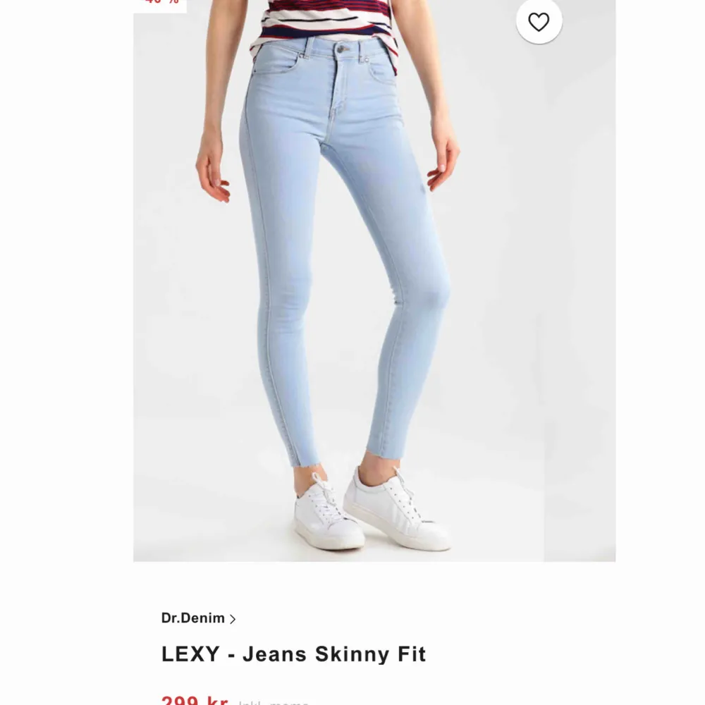 Ett par ljusblåa Lexy - skinny fit jeans från Dr.Denim i bra skick! Köparen står för frakten 🥰. Jeans & Byxor.