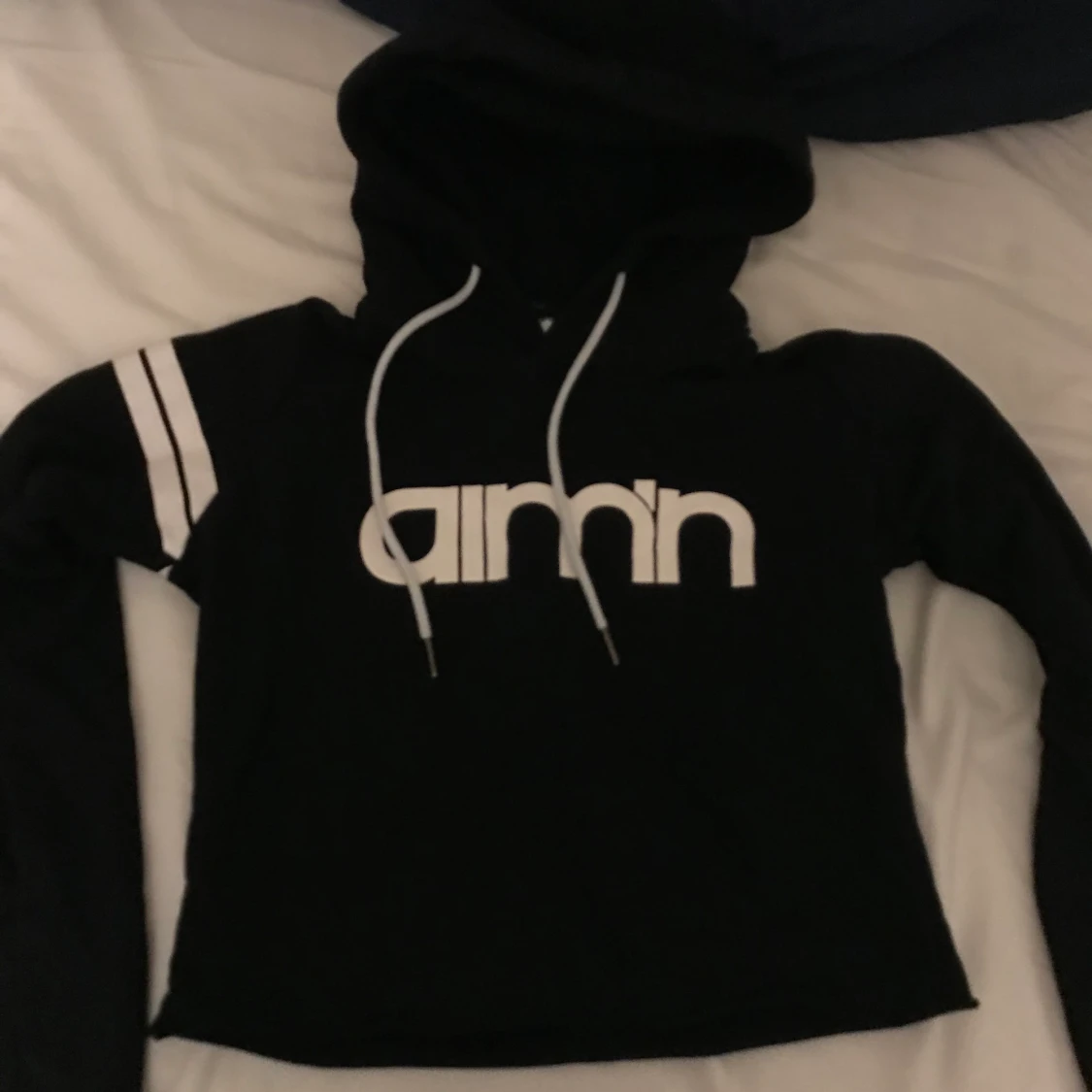 Croppad hoodie