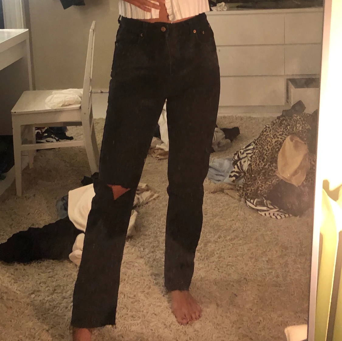 Gråa jeans nakd - 91