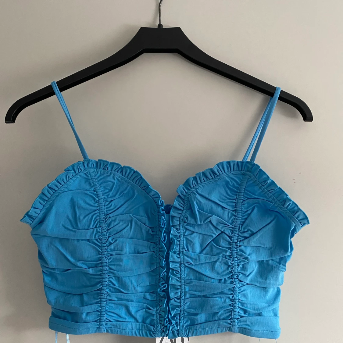 ny blå topp från Zara