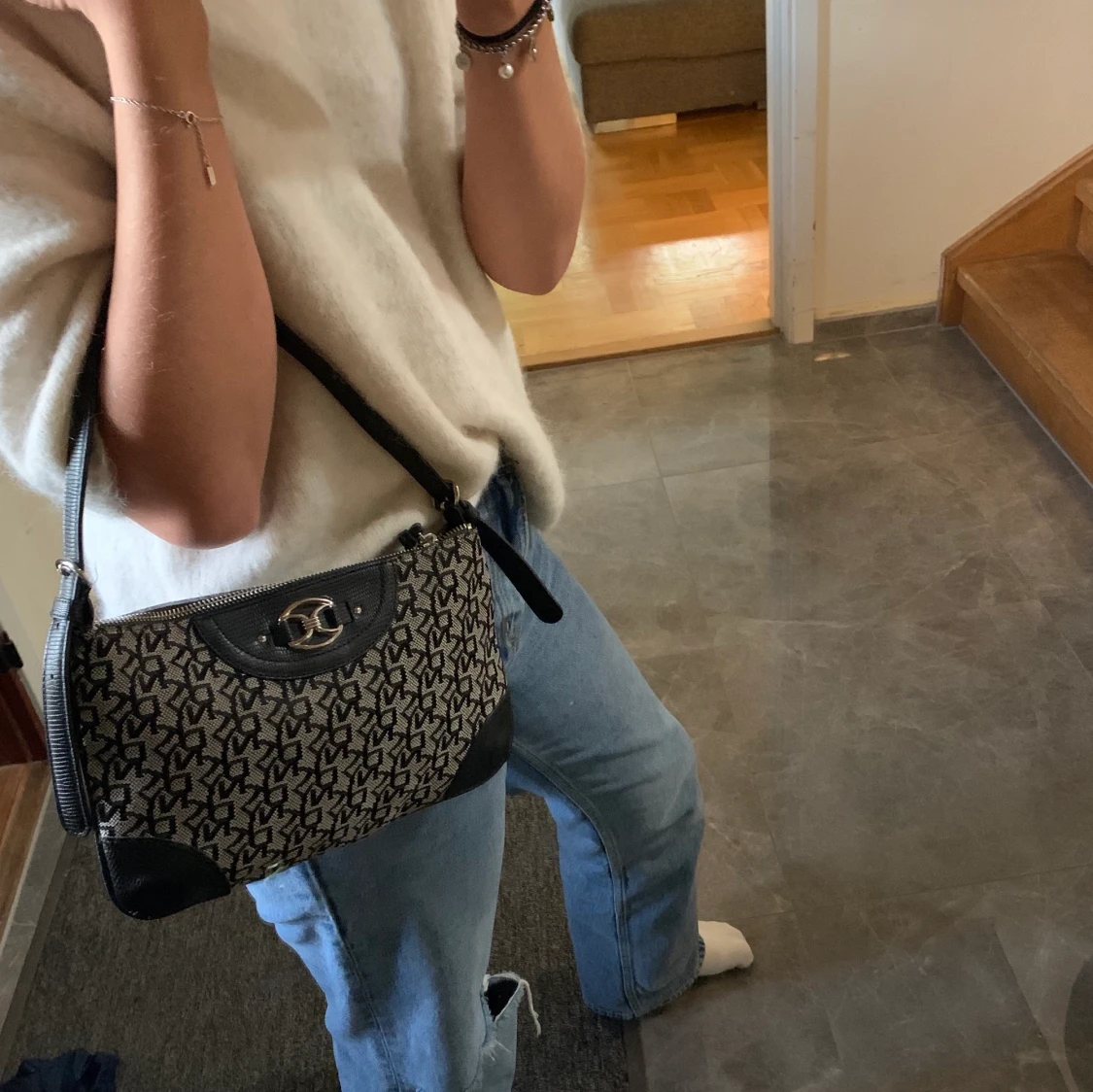 Vintage Dkny väska i nyskick - 90