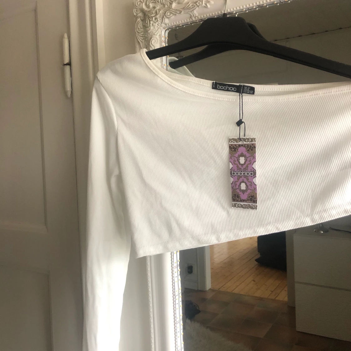 crop top boohoo