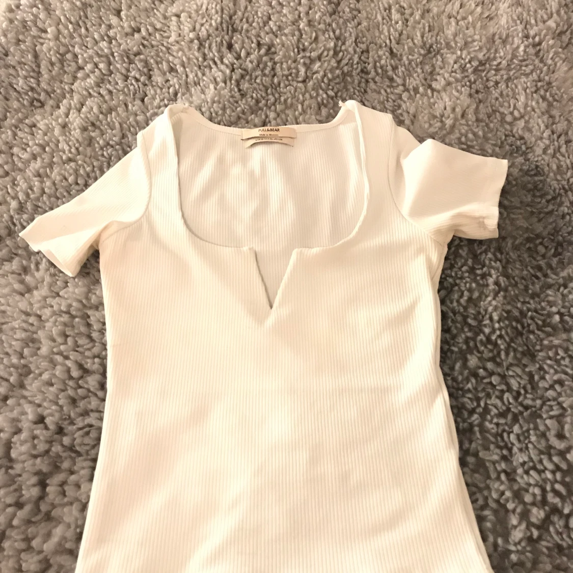 Simpelt vit topp XS - 90