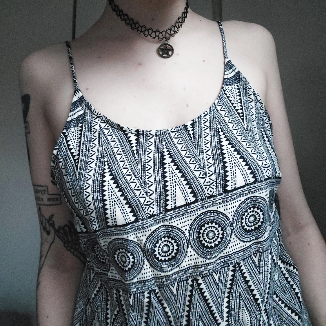 🦋 Mönstrad klänning 🦋 - 91