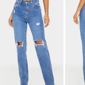 Helt nya jeans från Prettylittlething i storlek 36. Säljer pga att jag råkade beställa fel storlek.