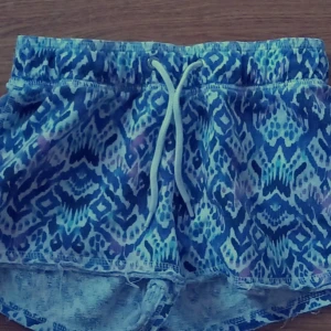 Shorts  - Ett par super fina mjukis shorts från cubus. Dom är inte använda på länge och där av säljer jag dom. Skulle säga att det är nått sorts mönster på i olika blåa färger. Tycker själv dom e jätte bekväma men tyvärr är dem lite för små för mig just nu. 