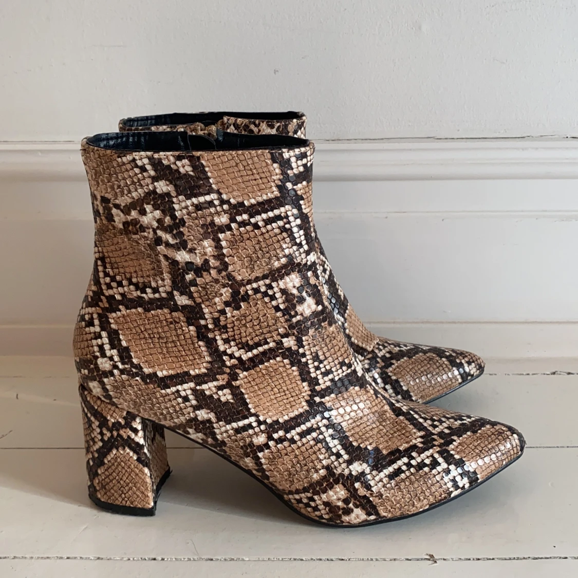 Snake boots med klack