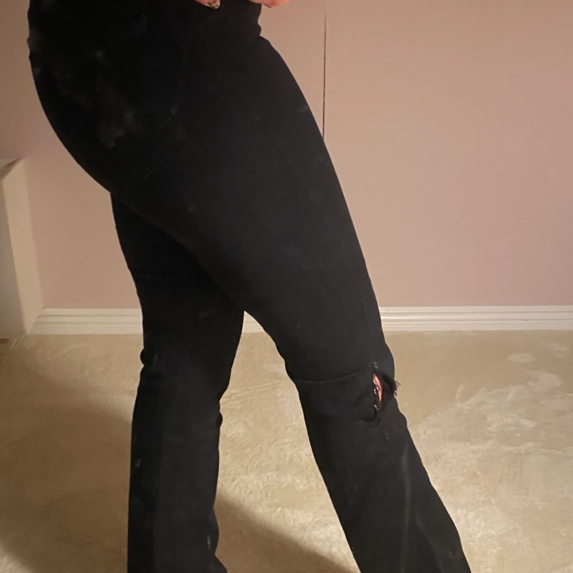 Svarta Bootcut jeans!