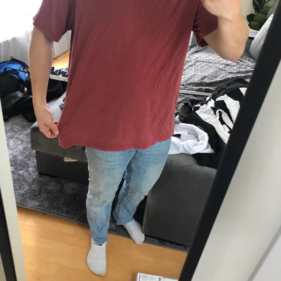 Röd t-shirt strl XL