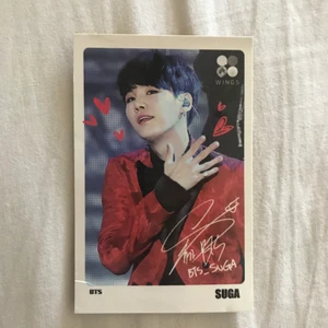BTS collectible SUGA - Bts litet kort med suga