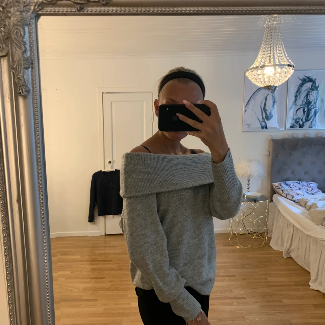 Mysig stickad tröja