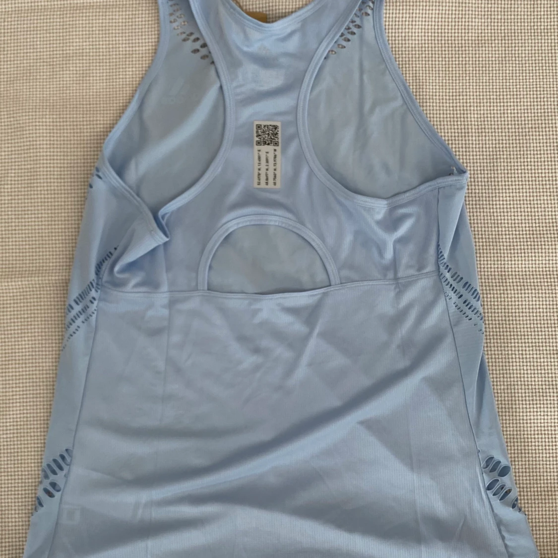 Adidas ljusblått träningslinne  - 91