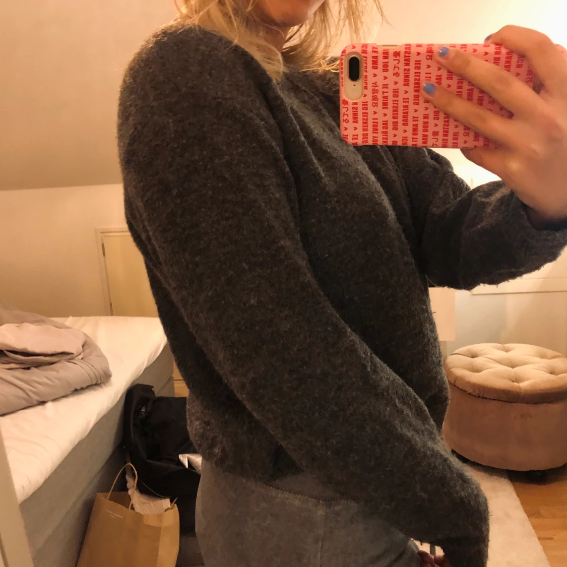 HM stickad tröja  - 90