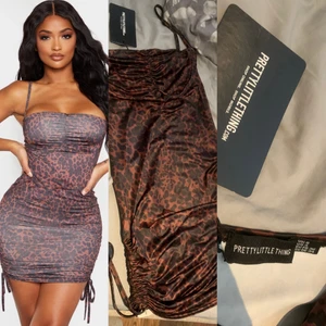 Pretty little thing  - Klänning som ger dig en snygg figur i storlek 36! Aldrig använd och med lapparna kvar, med snygga band man kan korrigera nertill hur kort den ska sitta etc. Kan skickas för fraktkostnad eller mötas upp i Kungsbacka!