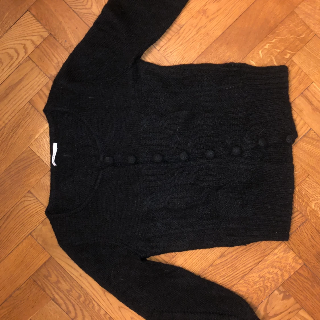 Stickad cardigan