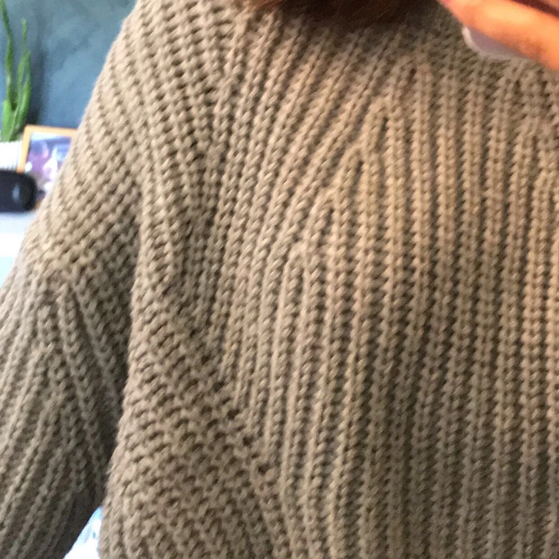 Grå Stickad tröja - 91