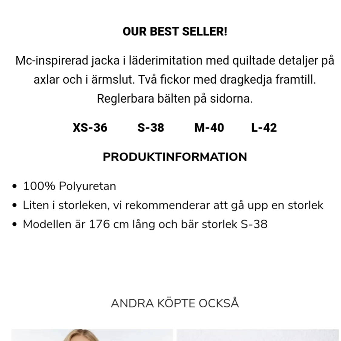 Chiquelle Motojacket  - 90