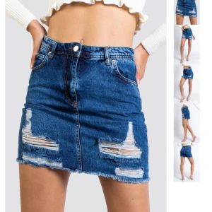 Jeans kjol - Sälje denna sjukt snygga jeans kjolen, den är helt oanvänd med lapparna kvar 💗 frakten ingår i priset