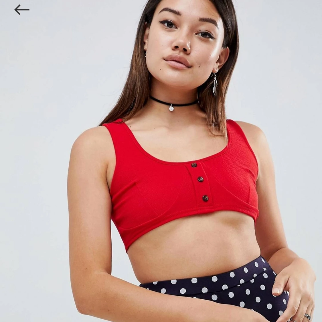 Kort topp, Rokoko, stl L - 91