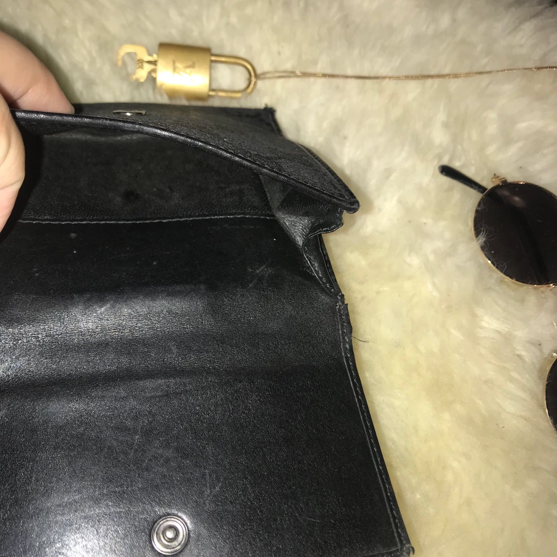 Äkta gucci canvas plånbok - 91