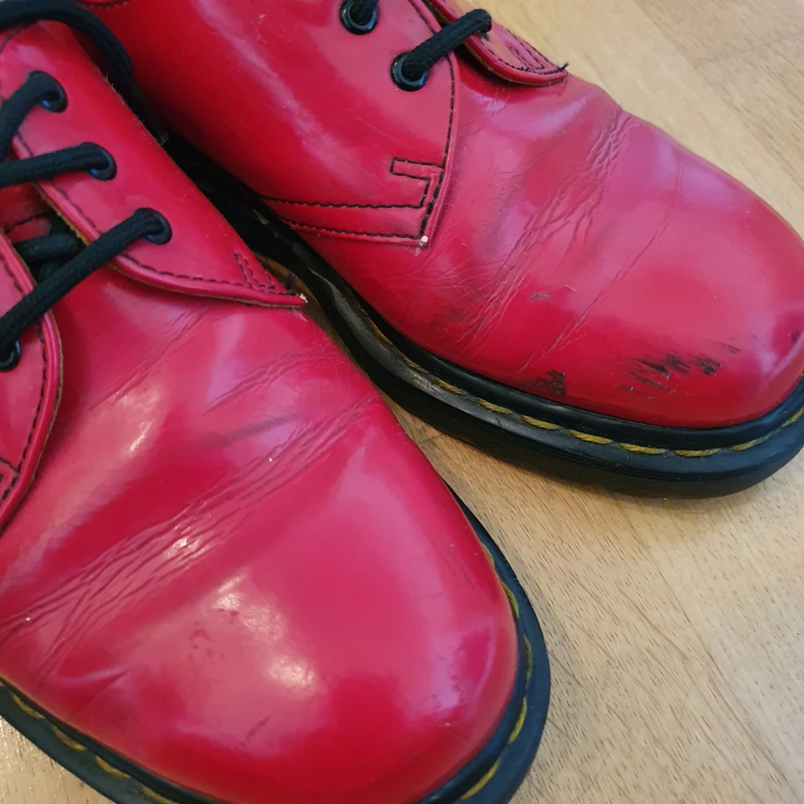Dr. Martens 1461 Gibson röd - 90