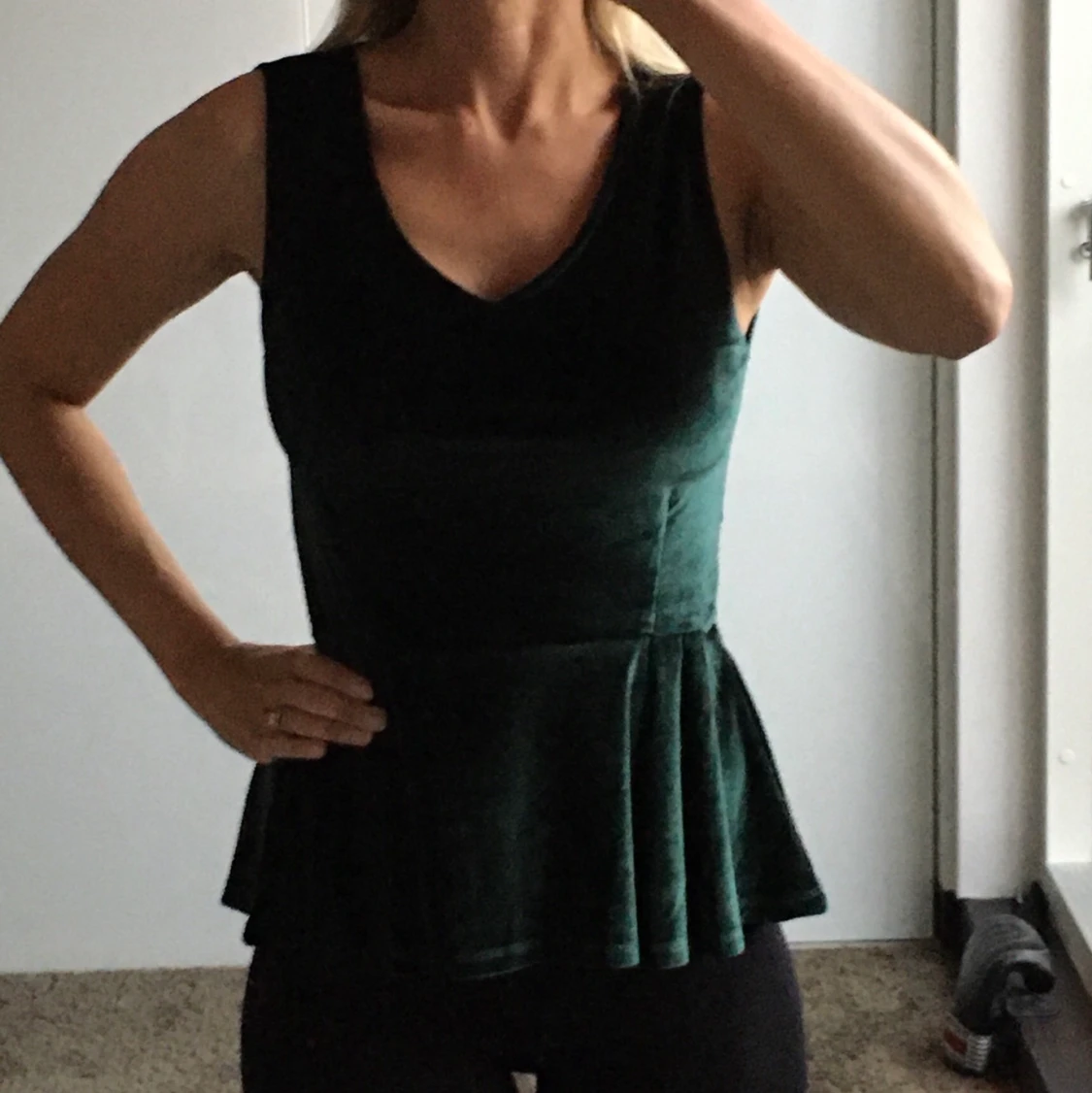 Grön sammetstopp - 90