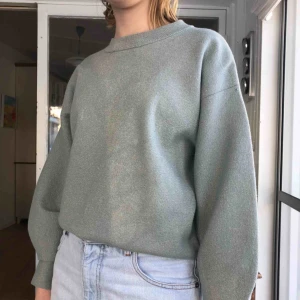  - Härlig lite glittrig tröja. Det är ett mjukt tyg på insidan så den är inte stickig. Det är ballongärmar på den. Kan skicka mer bilder om det önskas. Köparen står för frakten.