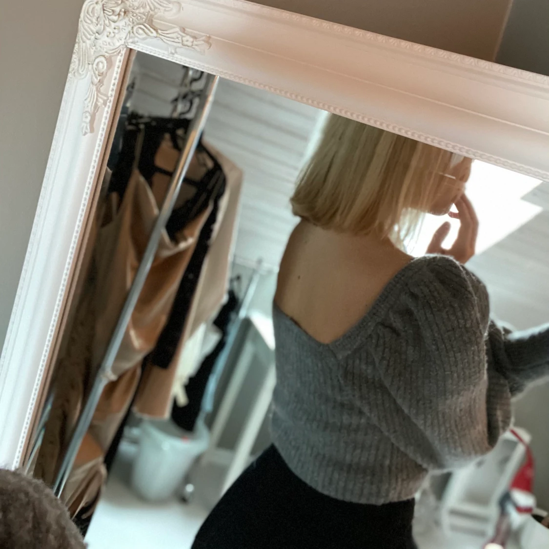 Tröja med puffärm  - 90