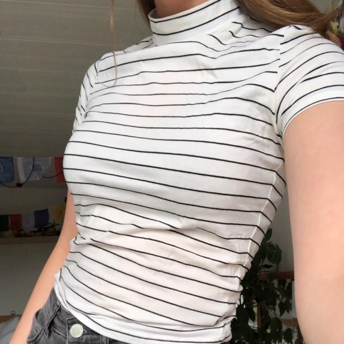 Randig polotröja - 90