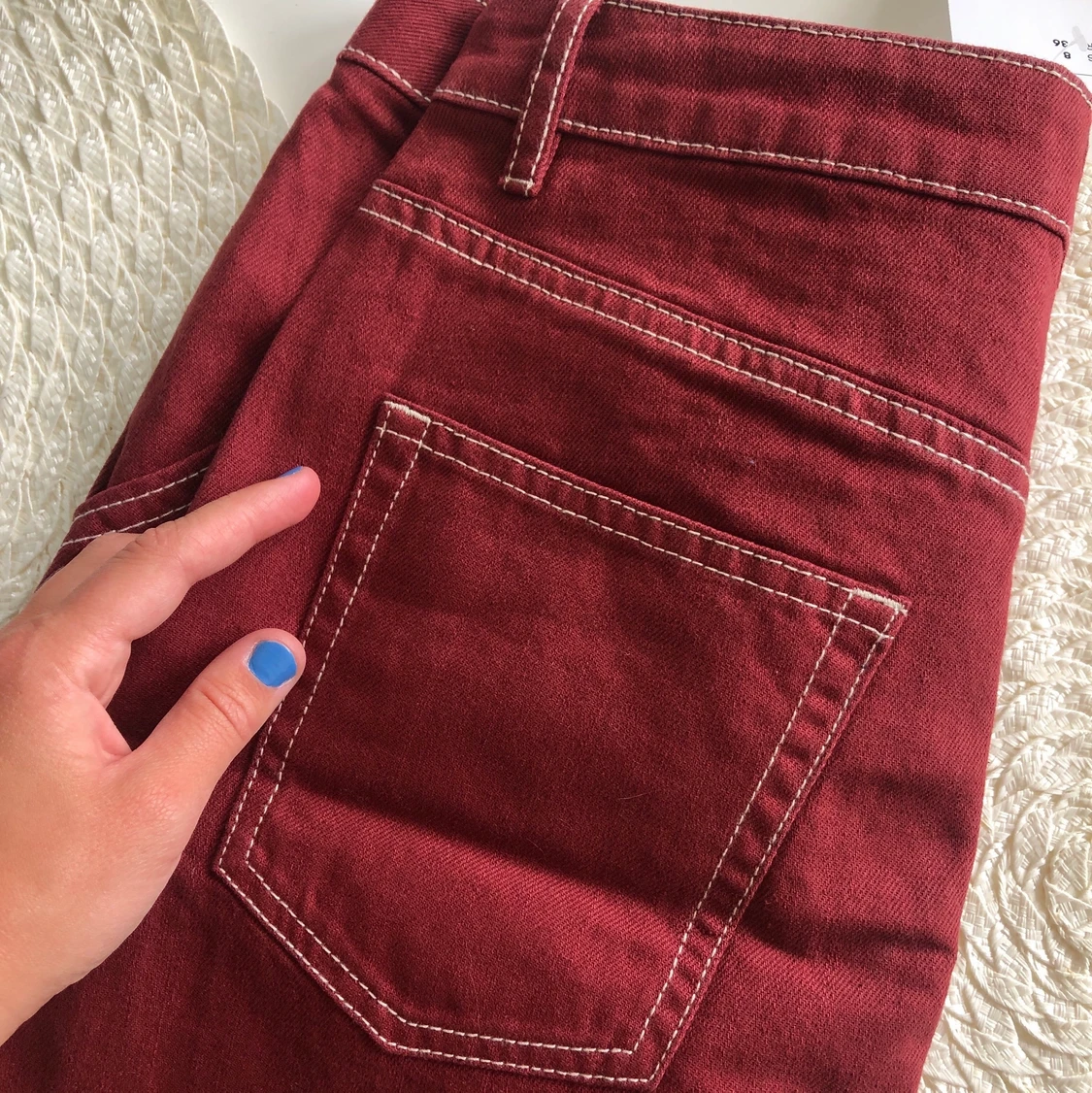 Röd kjol från H&M - 90