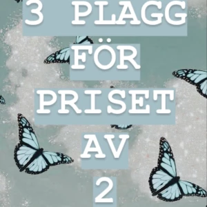 Få 3 plagg för priset av 2 - Få det billigaste plagget gratis. Gäller allt på min plick sida! 💓