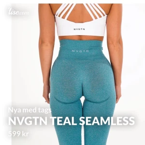 NVGTN TEAL SEAMLESS  - Storlek XS - passar nog en S med! Oanvända med tags och påsen kvar ☺️☺️