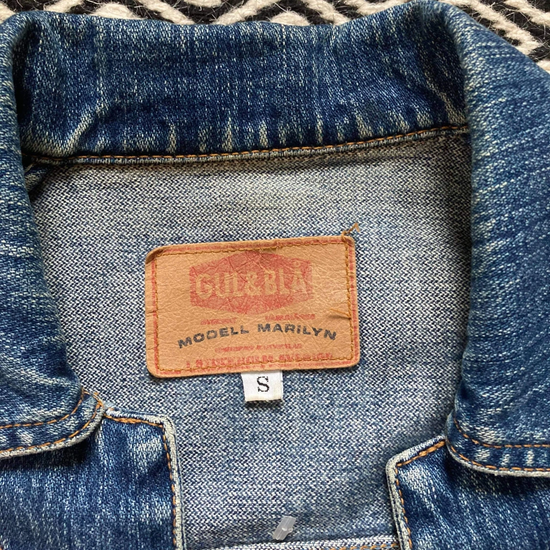 Jeansjacka GUL&BLÅ, str S. - 91