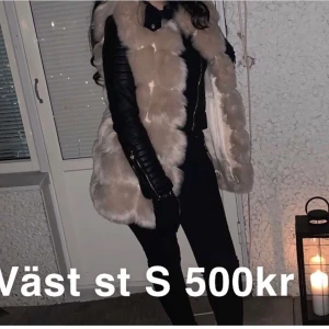 Päls väst - Pälsväst ej använd så mycket 2-3 gånger
