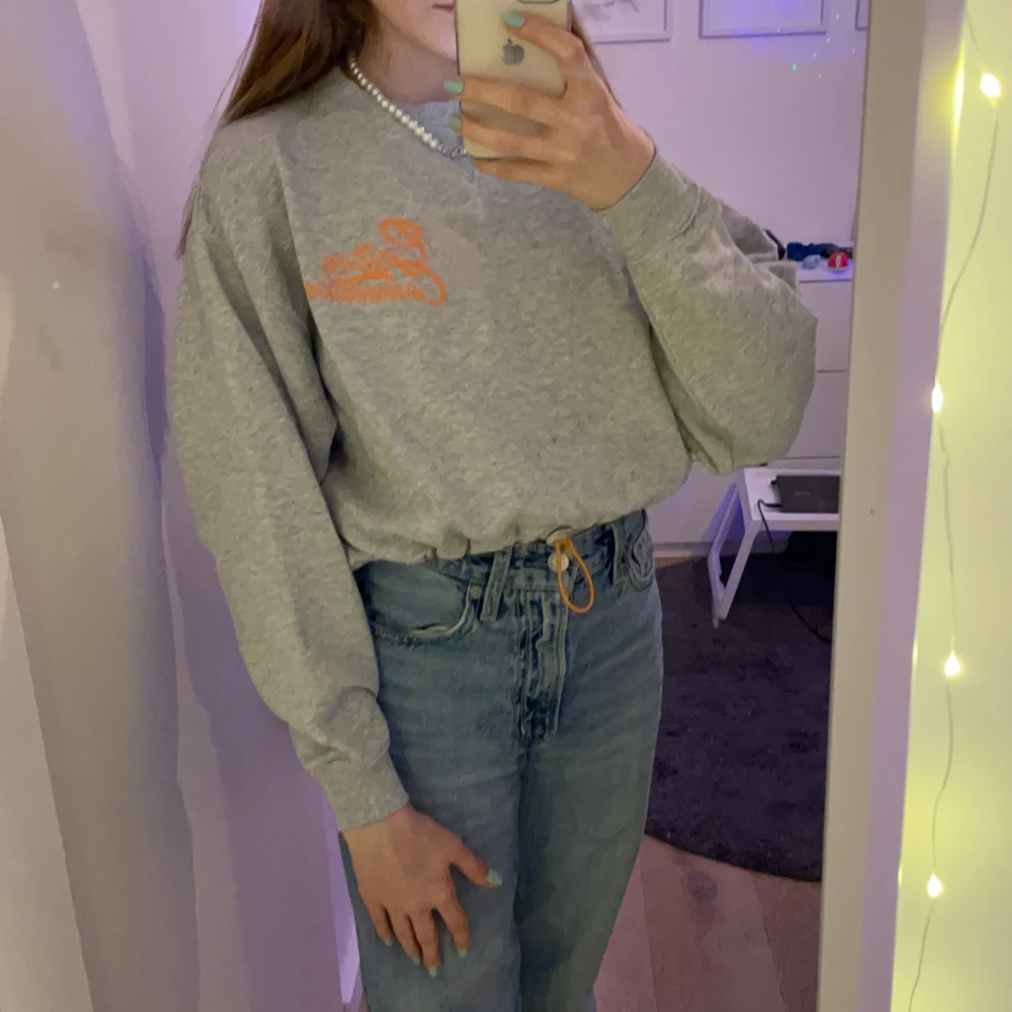 Pull and bear tröja grå