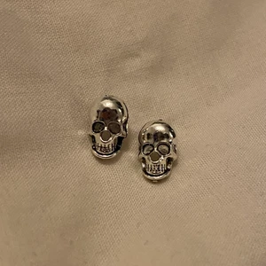 Asballa örhängen - Säljer dessa svin coola örhängen! Har endast 1 par så först till kvarn är det som gäller, kommer även ha möjlighet att sälja ett till par i framtiden om många är intresserade! Det är då två döskalleörhängen med medföljande genomskinlig plupp💗💘💕 dessa är så feta speciellt tillsammans med flera örhängen och smycken! Priset är 60 kr men vi kör budgivning och många är intresserade. Hör av er vid funderingar eller intresse💗💗💗