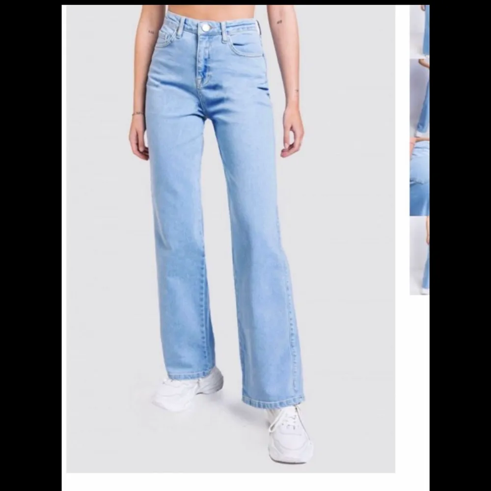 Vida jeans från Madlady i storlek 36 och har inte använt den så många gånger därför vill jag sälja den Original priset är 549kr pluss frakten men säljer den för 300kr priset kan diskuteras . Jeans & Byxor.