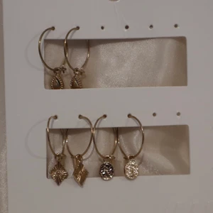 Örhängen guldiga ringar  - Örhängen från h&m!🤩 20kr per par + 12kr frakt (samma frakt även om du köper flera)💗 Har fler örhängen i andra annonser! 