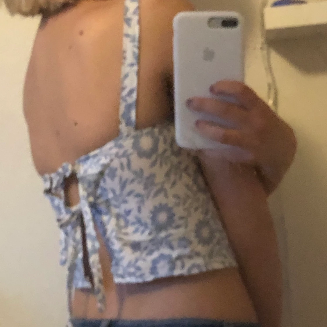 Blommig sommar topp - 90