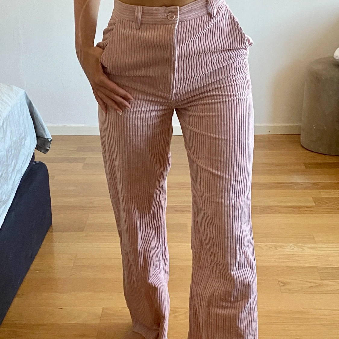 Rosa Manchester byxor